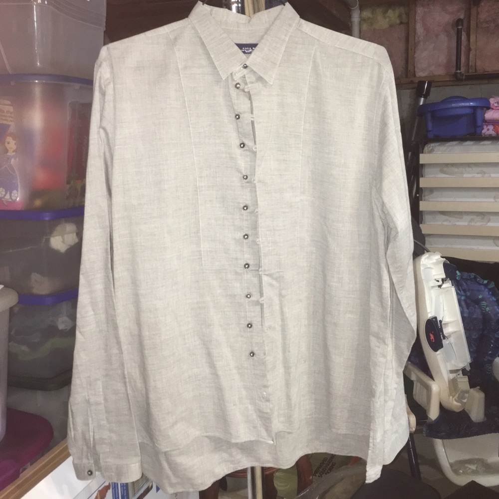 Zara Man Long-Sleeve Button-Down
